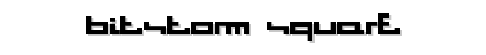 Bitstorm SQUARE font